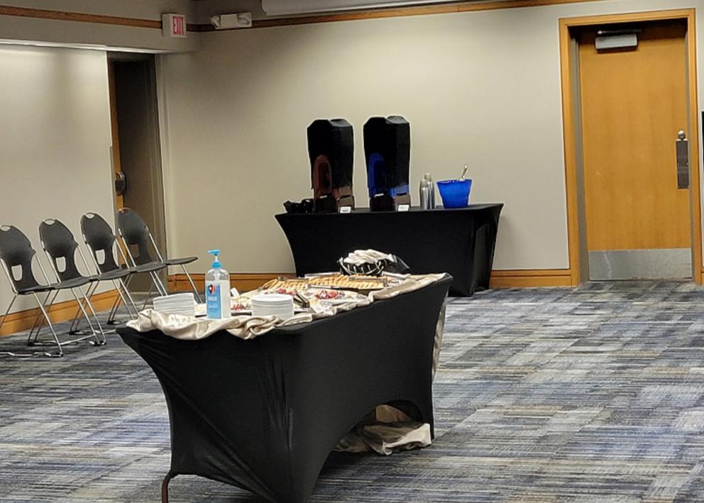 refreshment tables