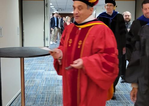 Dean of Engineering in procession