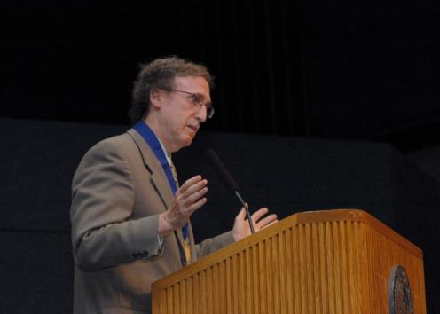 Dean Rick Ginsberg Faculty Initiate giving a speech